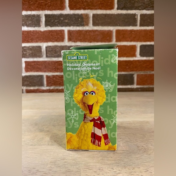 Kurt Adler Sesame Street Christmas Ornament Big Bird 2008 Shopping List - Picture 3 of 6